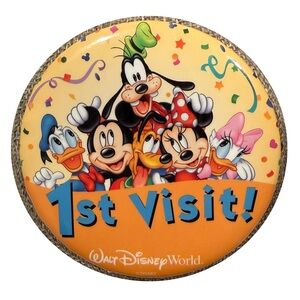 Disney 1st Visit Button